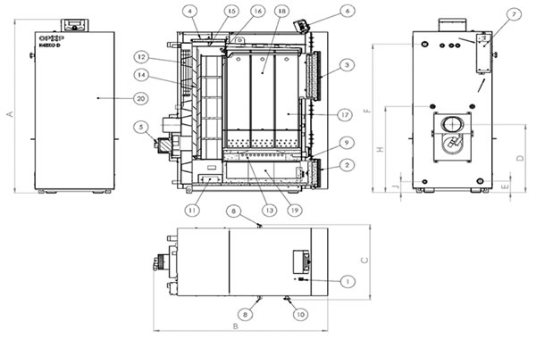 Dimension H425 D max