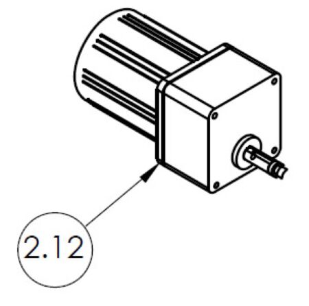 Moteur de décendrage CP 12‐23‐40‐60‐80/100 SB