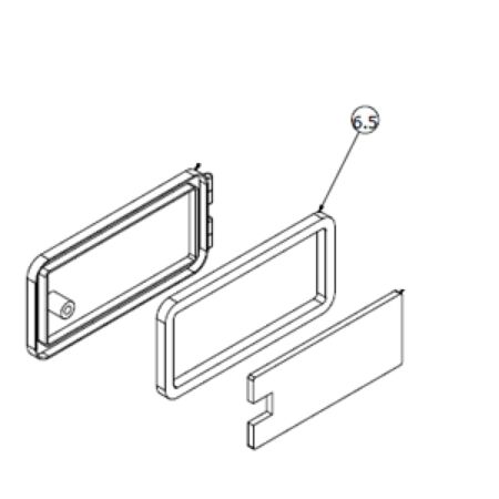 Joint de porte cendrier CP 12‐23‐40‐60‐80/100 SB‐150