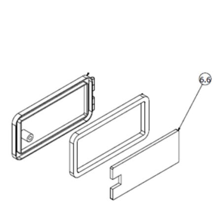 Isolation de porte cendrier CP 12‐23‐40‐60‐80/100 SB‐150